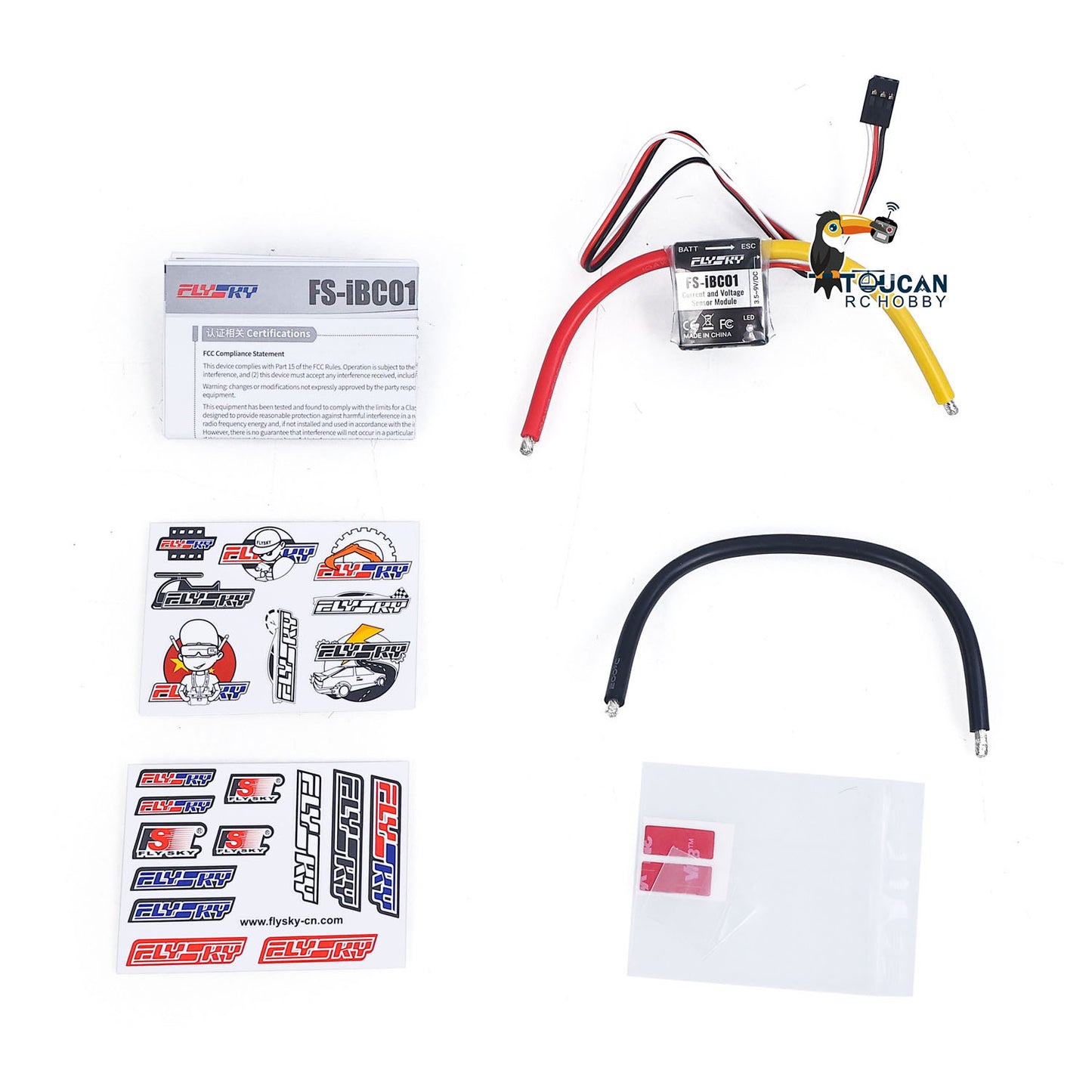 FlySky iBC01 Current Voltage Pressure Sensor Module for 1/14 1/16 1/18 Remote Control Hydraulic Dump Truck Loader RC Excavator Tractor Tipper Model