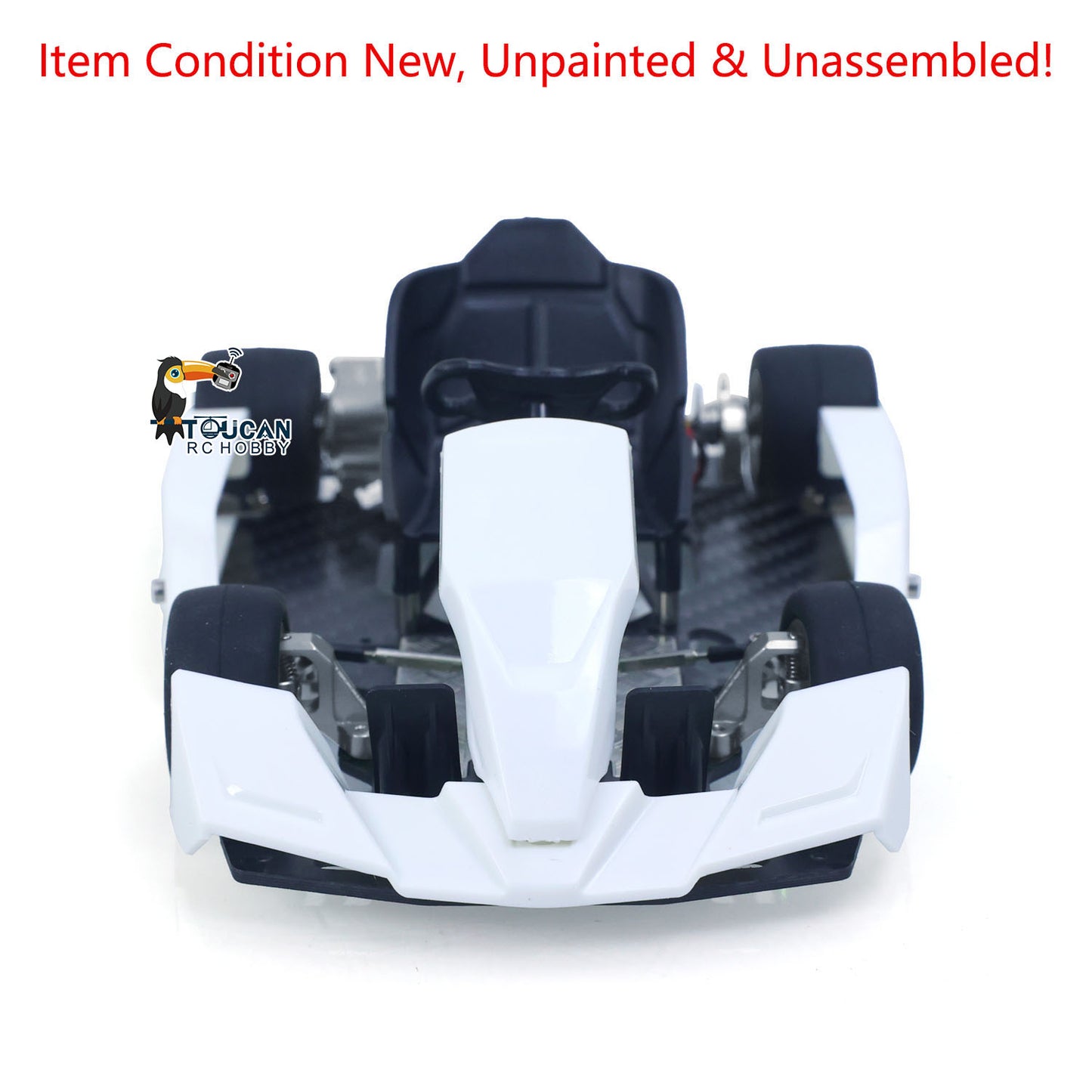US Stock KIT JDM 298A 1/10 4x4 RC Go-Kart Unlimited DIY Model Vehicle Remote Control Electric Racing Car Motor No Battery for Adult