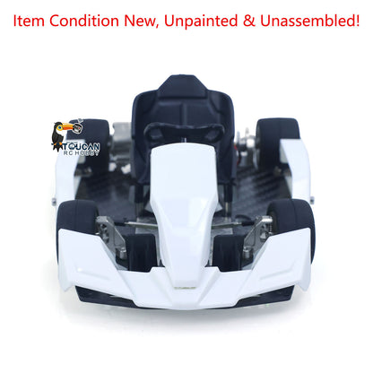US Stock KIT JDM 298A 1/10 4x4 RC Go-Kart Unlimited DIY Model Vehicle Remote Control Electric Racing Car Motor No Battery for Adult