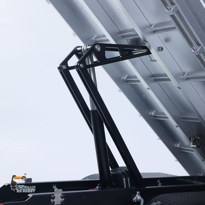 Fast Free Shipping 2.4G RC Electric Lifting Dumper 5702 Model 1:14 6*6 Remote Control Tipper Lifting Rod Vehicle Sound Light Motor RTR Car Toy