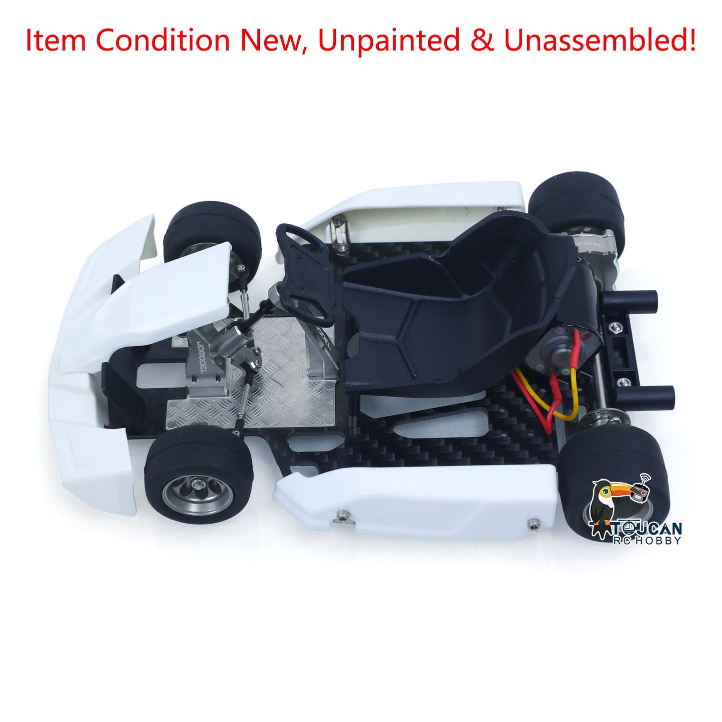 US Stock KIT JDM 298A 1/10 4x4 RC Go-Kart Unlimited DIY Model Vehicle Remote Control Electric Racing Car Motor No Battery for Adult