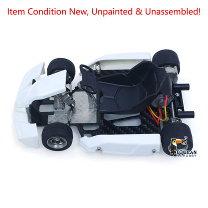 US Stock KIT JDM 298A 1/10 4x4 RC Go-Kart Unlimited DIY Model Vehicle Remote Control Electric Racing Car Motor No Battery for Adult