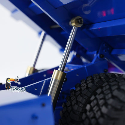 TOUCAN RC HOBBY  793D Metal 1/20 RC Hydraulic Mine Truck Heavy Duty Remote Control Dumper RTR 2Speed Gearbox Flysky I6X Radio Light System