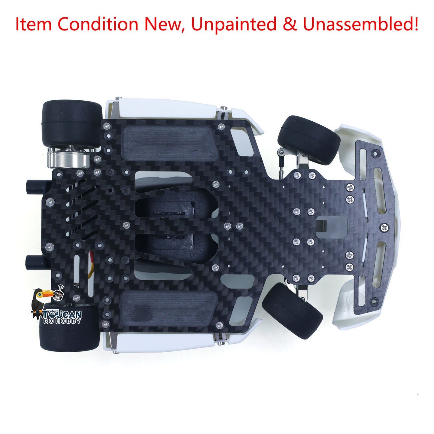 US Stock KIT JDM 298A 1/10 4x4 RC Go-Kart Unlimited DIY Model Vehicle Remote Control Electric Racing Car Motor No Battery for Adult