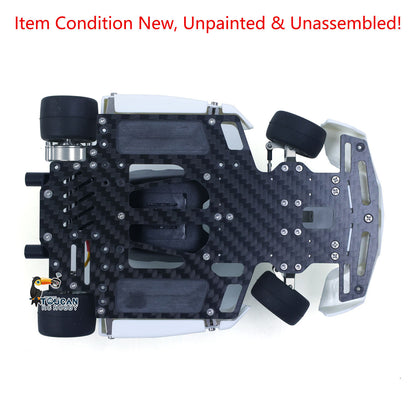 US Stock KIT JDM 298A 1/10 4x4 RC Go-Kart Unlimited DIY Model Vehicle Remote Control Electric Racing Car Motor No Battery for Adult