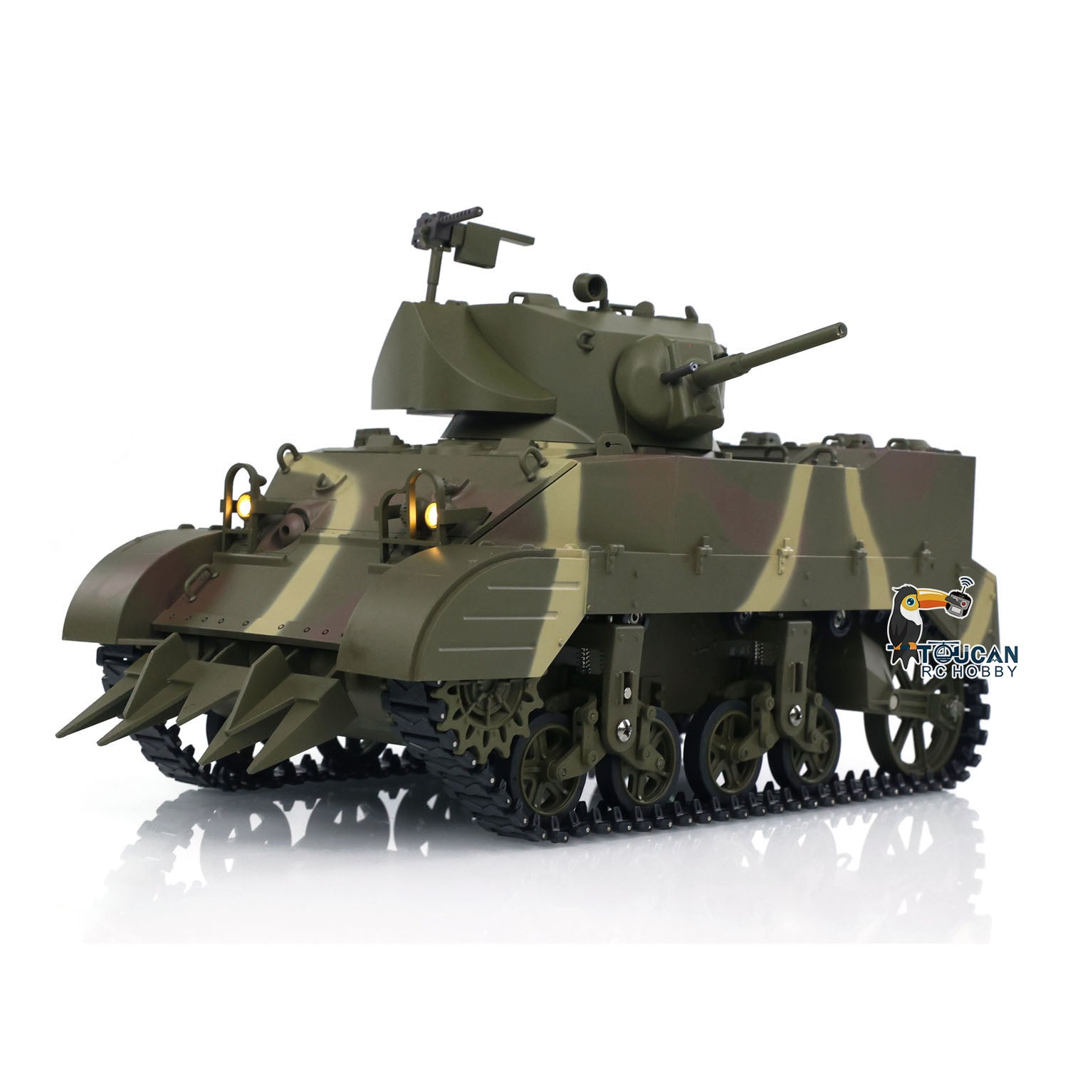 1/16 RC Tank US M5A1 Stuart VI Remote Control RTR Light Tank