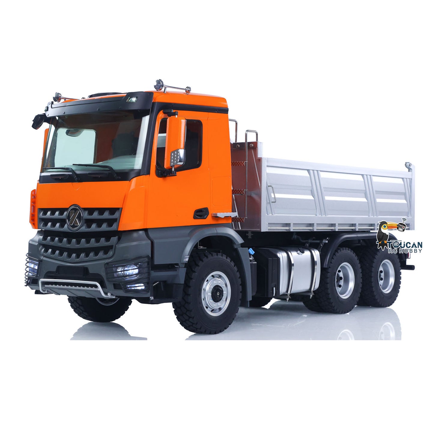 Fast Free Shipping 1/14 2.4G Remote Control Electric Lifting Dumper 5702 Model 6*6 Tipper Vehicle 2Speed Sound Light Motor RTR Car