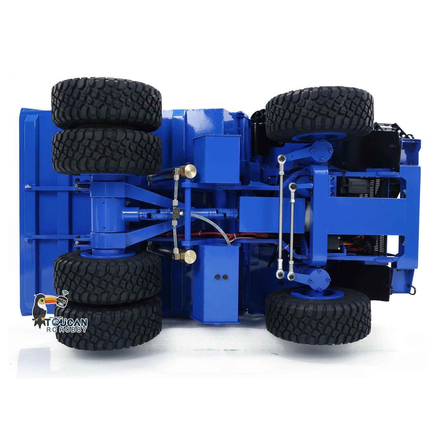 1/20 793D Radio Controlled Miner Truck Assembled Painted Metal Hydraulic System Dumper Car Model I6X Radio Warning Lights