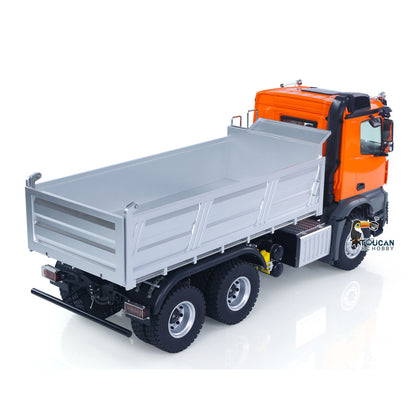 US Stock 1/14 2.4G Remote Control Electric Lifting Dumper 5702 Model 6*6 Tipper Vehicle 2Speed Sound Light Motor RTR Car Gifts Adults