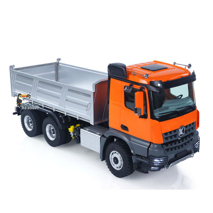 US Stock 1/14 2.4G Remote Control Electric Lifting Dumper 5702 Model 6*6 Tipper Vehicle 2Speed Sound Light Motor RTR Car Gifts Adults