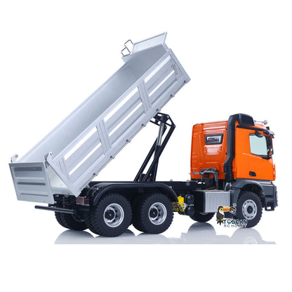 Fast Free Shipping 1/14 2.4G Remote Control Electric Lifting Dumper 5702 Model 6*6 Tipper Vehicle 2Speed Sound Light Motor RTR Car