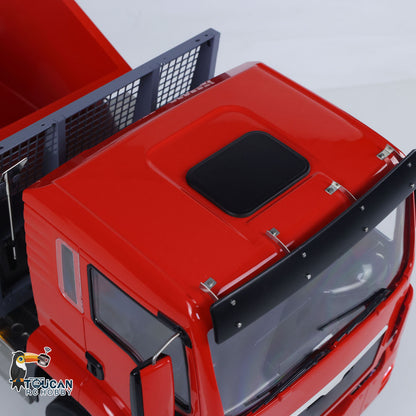 LESU Metal 1/14 RC Hydraulic Swing Arm Garbage Dump Truck 4X4 Remote Control Skip Loader RTR TGS Light Sound ST8 Radio Battery