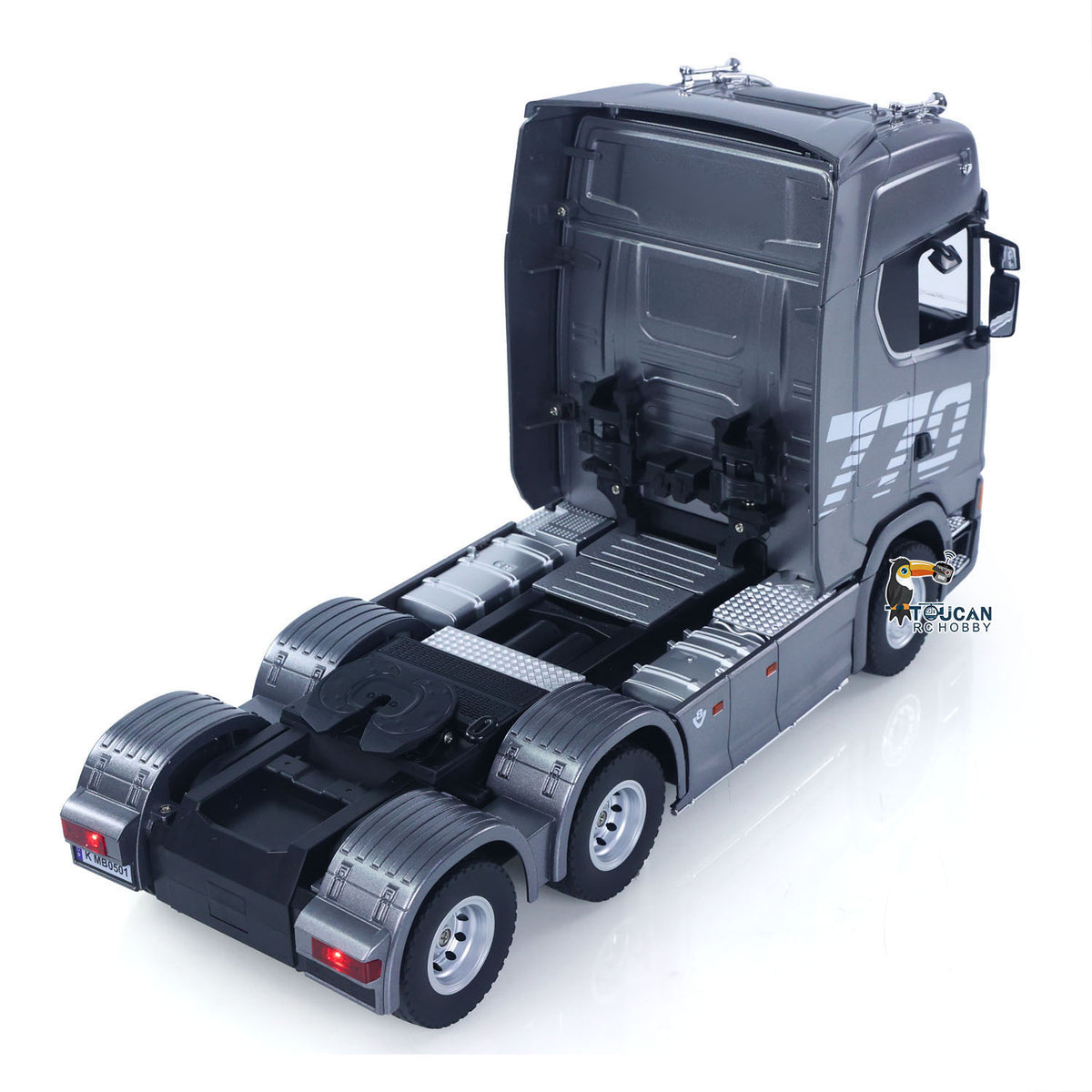 TOUCAN RC HOBBY US Stock HUINA 1501PRO 6X4 Electric 1/18 Remote Control Tractor Truck RC Lorry Vehicle Light Sound Effect Battery