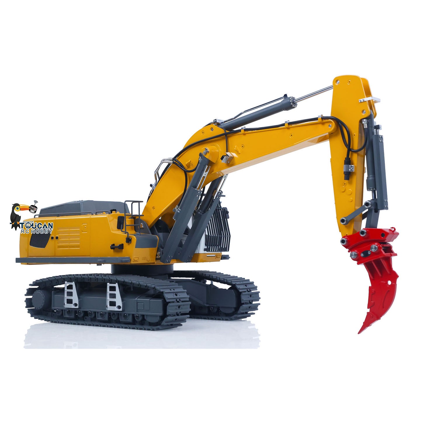 KABOLITE 1/18 K962 100S Remote Control Hydraulic Excavator RC Digger Electric Claw Ripper Hammer Construction Car Machine Toys