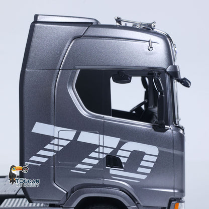 US Stock 1/18 Plastic 6X4 Remote Control Tractor Truck SC 770S 1501 RWD RC Lorry Vehicle Light Sound RTR Model Toys for Adults