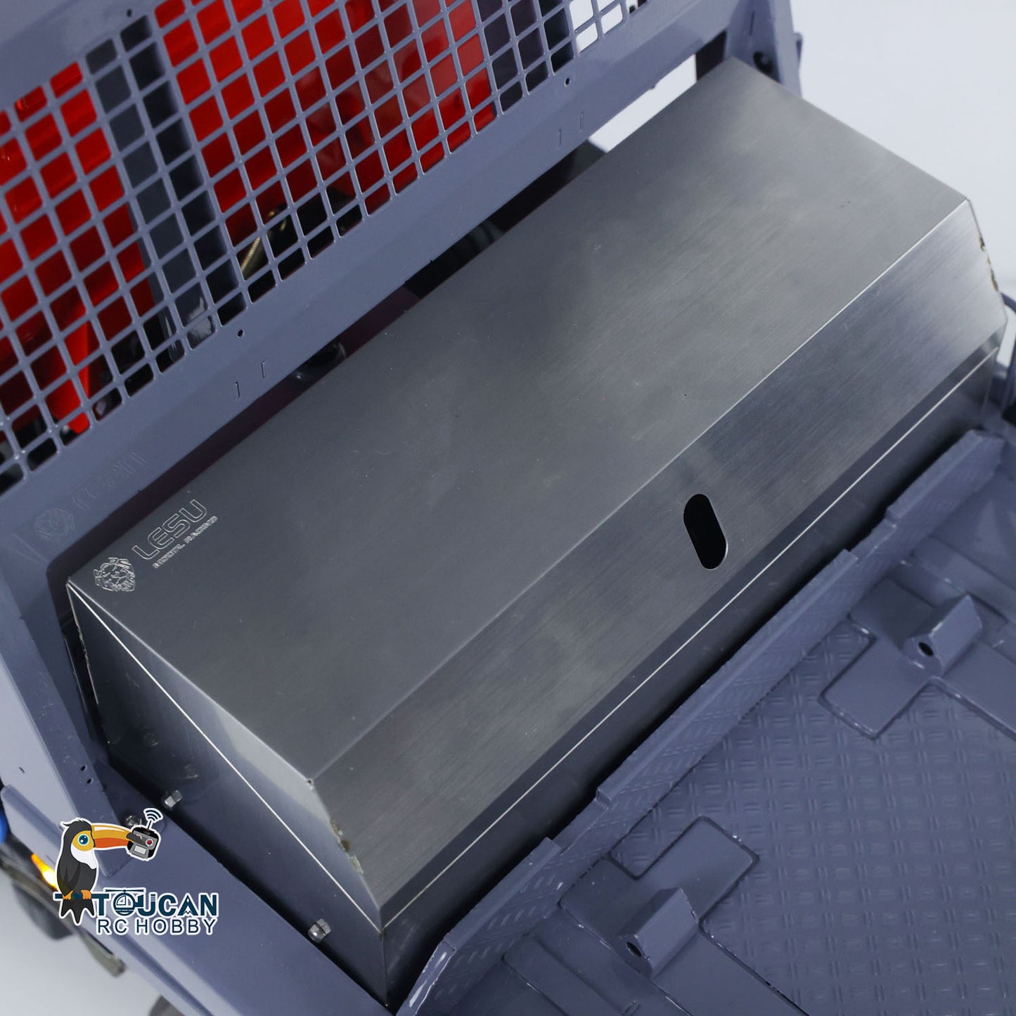 LESU Metal 1/14 RC Hydraulic Swing Arm Garbage Dump Truck 4X4 Remote Control Skip Loader RTR TGS Light Sound ST8 Radio Battery