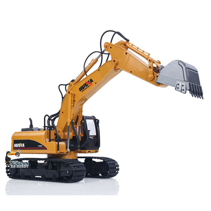 US Stock HUINA 1/14 RC Electric Excavator 1535 Remote Control Digger 15CH 2.4G Radio Finished Toy Model Battery Sound Light Effects
