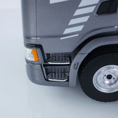 HUINA 1501PRO/1302A 770S 1/18 1/24 Plastic 6*4 RC Tractor Truck Remote Control Lorry Vehicle Light Sound Optional 3Axle Plastic Semi Flatbed Trailer
