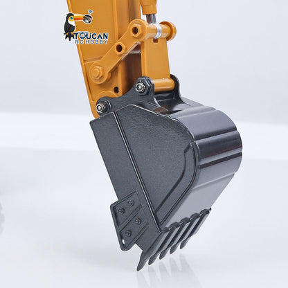 US Stock HUINA 1/14 RC Electric Excavator 1535 Remote Control Digger 15CH 2.4G Radio Finished Toy Model Battery Sound Light Effects