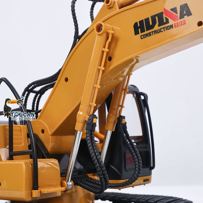 HUINA 1/14 RC Electric Excavator 1535 Remote Control Digger 15CH 2.4G Radio Finished Toy Model Battery Sound Light Effects
