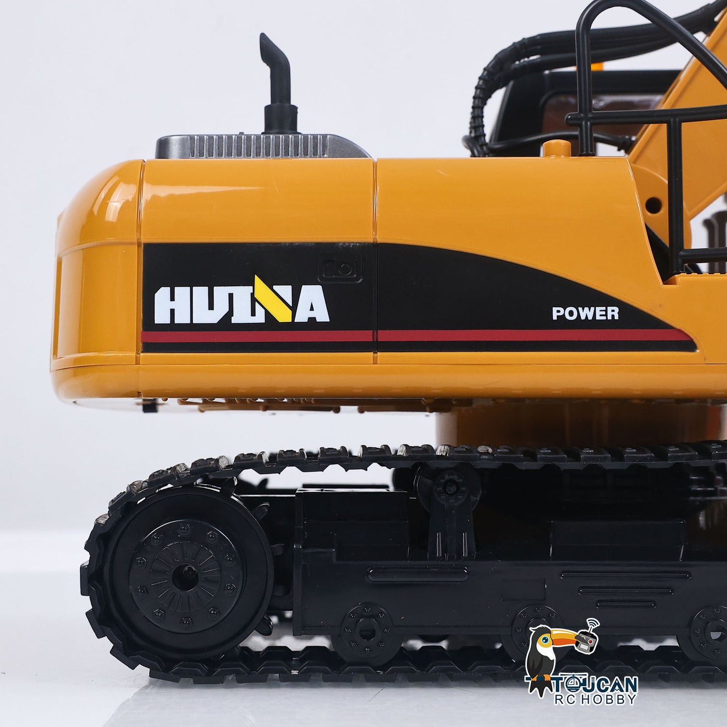 US Stock HUINA 1/14 RC Electric Excavator 1535 Remote Control Digger 15CH 2.4G Radio Finished Toy Model Battery Sound Light Effects