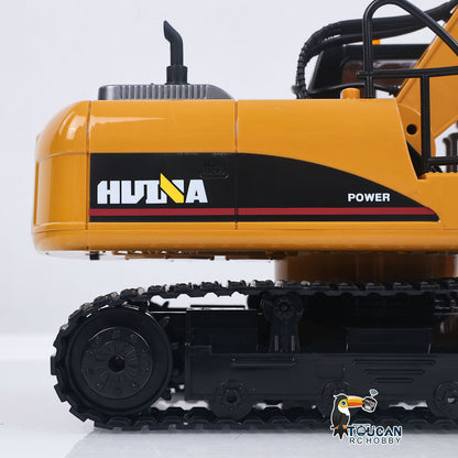 US Stock HUINA 1/14 RC Electric Excavator 1535 Remote Control Digger 15CH 2.4G Radio Finished Toy Model Battery Sound Light Effects