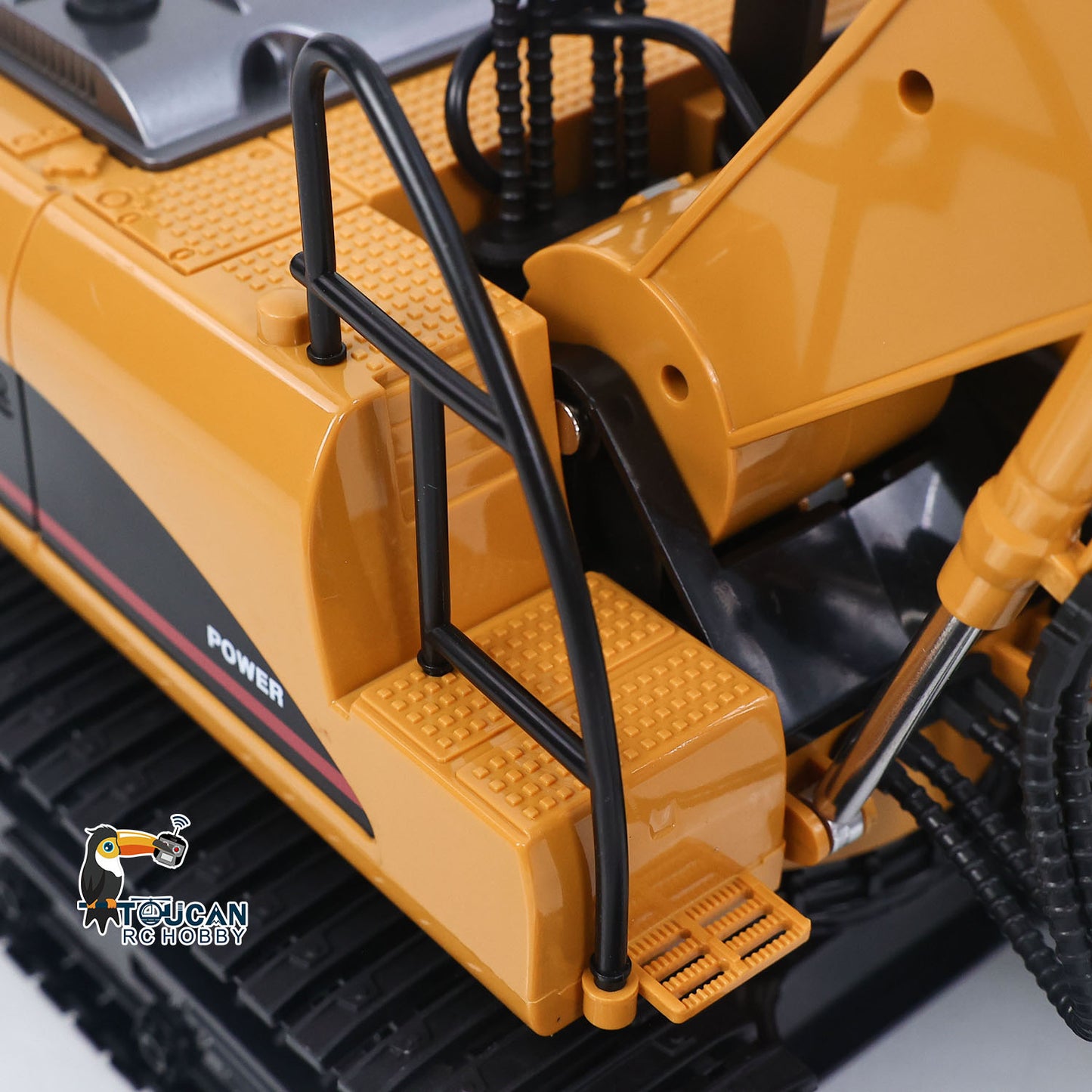US Stock HUINA 1/14 RC Electric Excavator 1535 Remote Control Digger 15CH 2.4G Radio Finished Toy Model Battery Sound Light Effects