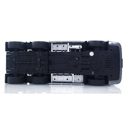 HUINA 1501PRO/1302A 770S 1/18 1/24 Plastic 6*4 RC Tractor Truck Remote Control Lorry Vehicle Light Sound Optional 3Axle Plastic Semi Flatbed Trailer