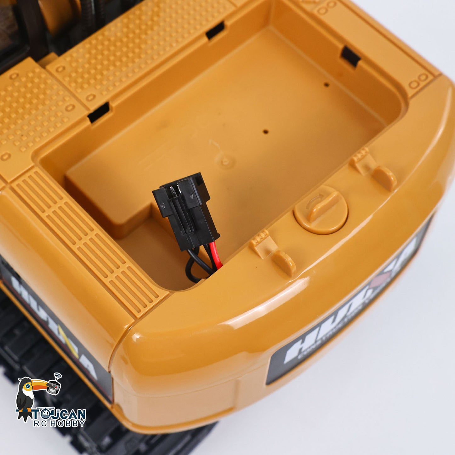 US Stock HUINA 1/14 RC Electric Excavator 1535 Remote Control Digger 15CH 2.4G Radio Finished Toy Model Battery Sound Light Effects