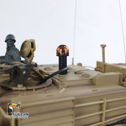 TOUCAN RC HOBBY Henglong 1/16 TK7.0 Plastic USA M1A2 Abrams 3918 German Leopard2A6 3889 RTR RC Tank BB Infrared Combat Smoke Barrel Recoil Sound Light System