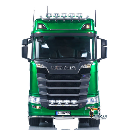 US Stock 1/14 KABOLITE RC Tractor Truck SC 770S 100 6X6 2Speed Romote Control Vehicle Axle Locks Metal Chassis Rail Openable Door RTR