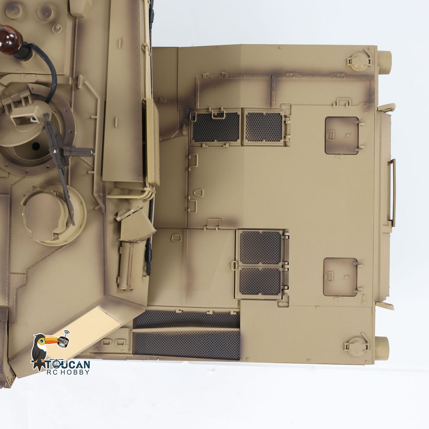 TOUCAN RC HOBBY Henglong 1/16 TK7.0 Plastic USA M1A2 Abrams 3918 German Leopard2A6 3889 RTR RC Tank BB Infrared Combat Smoke Barrel Recoil Sound Light System