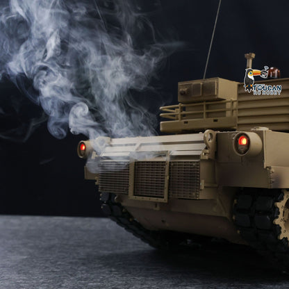 TOUCAN RC HOBBY Henglong 1/16 TK7.0 Plastic USA M1A2 Abrams 3918 German Leopard2A6 3889 RTR RC Tank BB Infrared Combat Smoke Barrel Recoil Sound Light System
