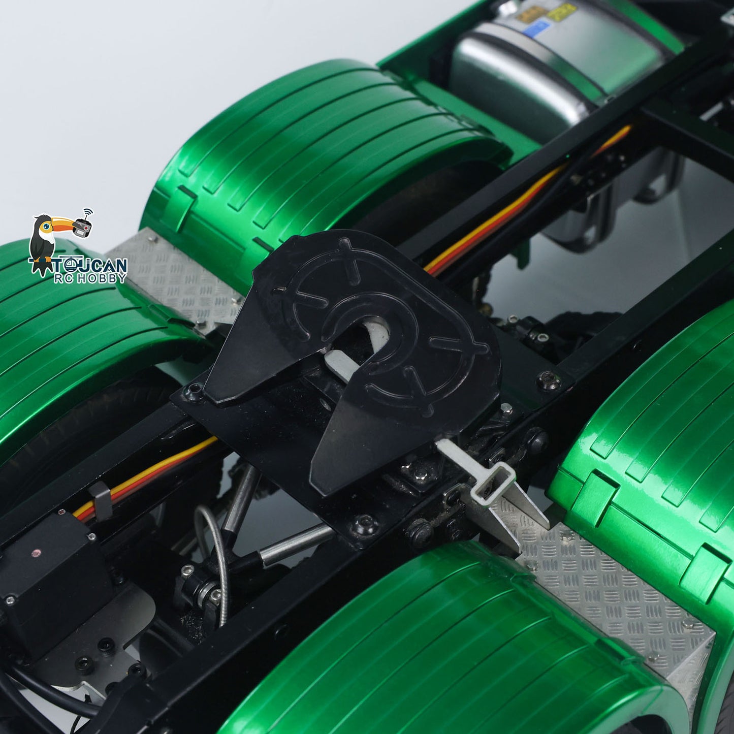 USED KABOLITE Metal 1/14 770S 100 RC Tractor Truck 6x6 Remote Control Lorry RTR Car Model 2Speed Gearbox Differential Lock Battery Radio System Light Sound teshulianjie