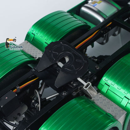 USED KABOLITE Metal 1/14 770S 100 RC Tractor Truck 6x6 Remote Control Lorry RTR Car Model 2Speed Gearbox Differential Lock Battery Radio System Light Sound teshulianjie