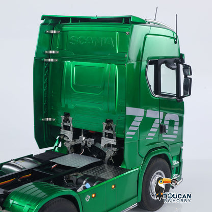 US Stock 1/14 KABOLITE RC Tractor Truck SC 770S 100 6X6 2Speed Romote Control Vehicle Axle Locks Metal Chassis Rail Openable Door RTR