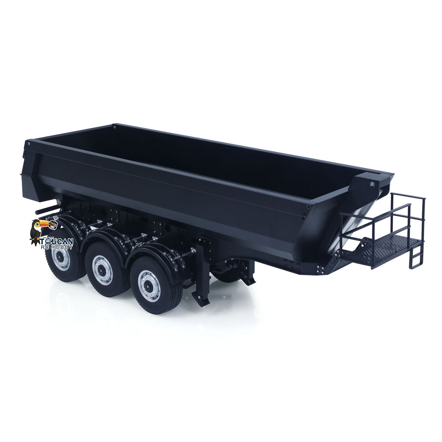 Pre-order US Stock Kabolite 1/14 Metal Remote Control 3Axles Electric Lifting Semi Trailer Dumper for RC Tractor Truck SC 770S 100 Battery Charger