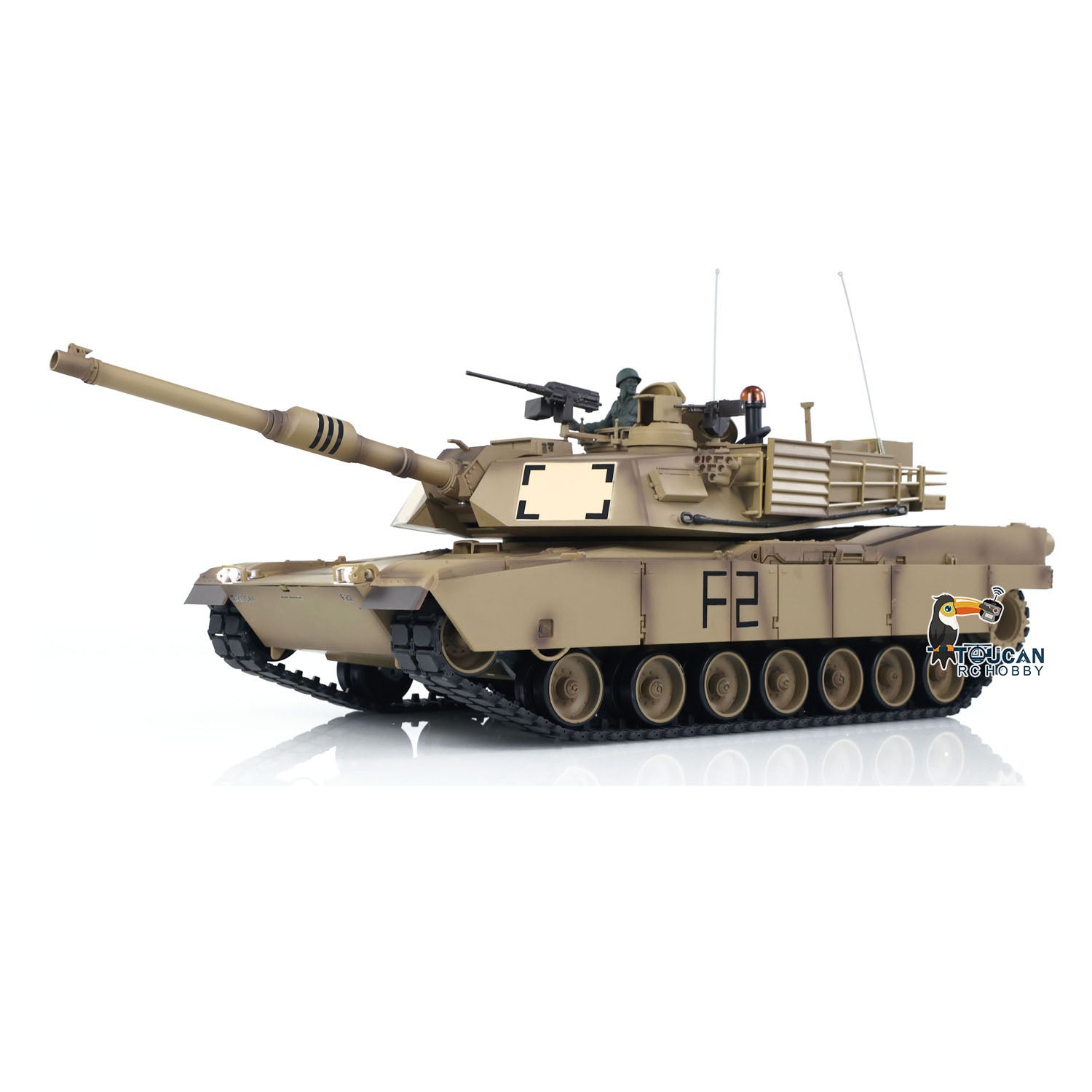 US Stock 2.4Ghz Henglong 1:16 Scale 7.0 Plastic Version M1A2