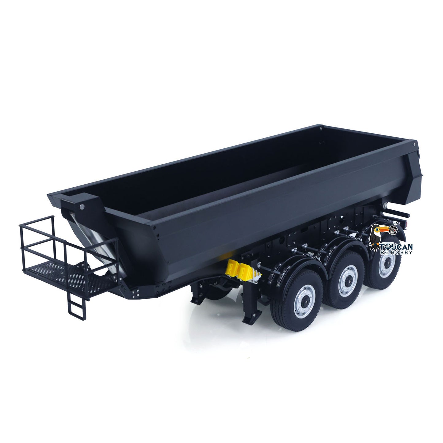 Fast Free Shipping Kabolite 1/14 Metal Remote Control 3Axles Electric Lifting Semi Trailer Dumper for RC Tractor Truck 770S 100 Battery Charger