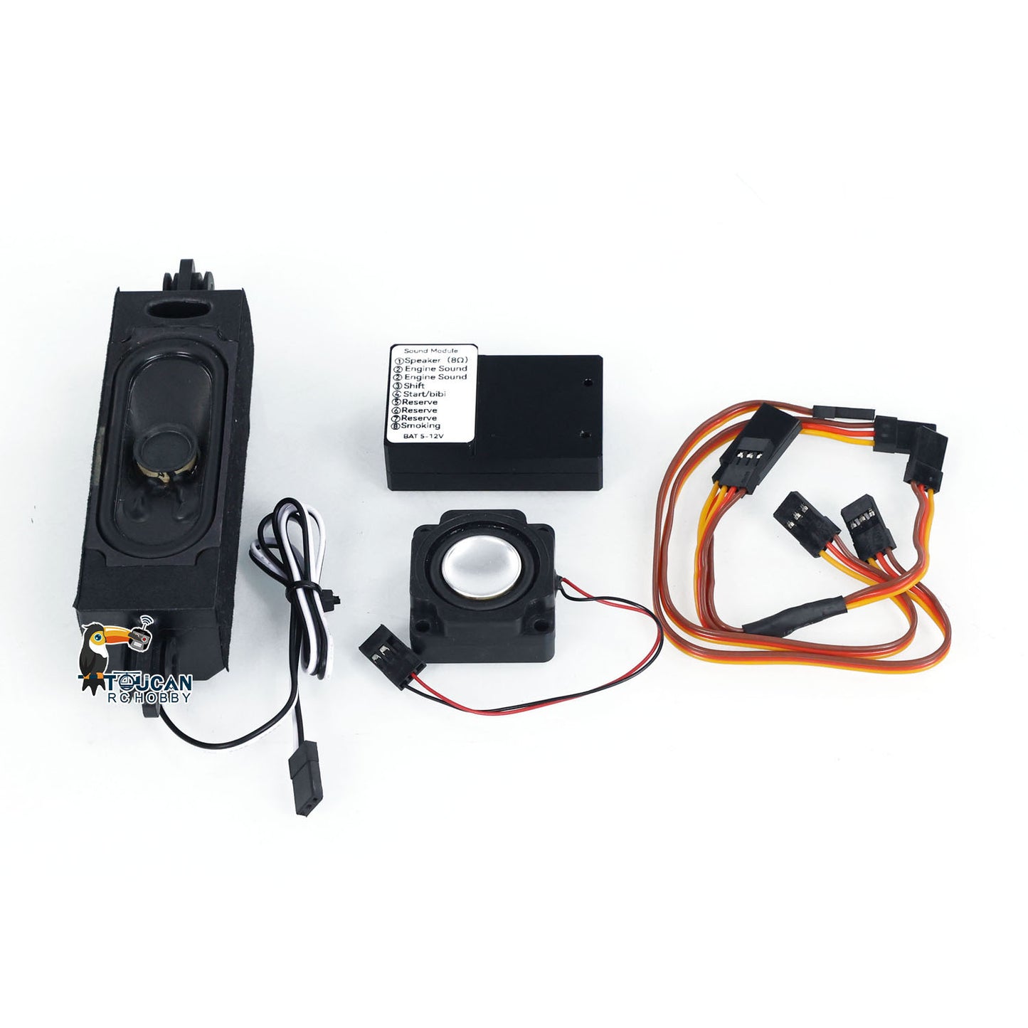 Sound System Speaker for RC Car Model Tractor Truck Hydraulic Dump Loader Digger Rock Crawler 1/14 1/8 1/12 1/18 1/10 1/16 Parts