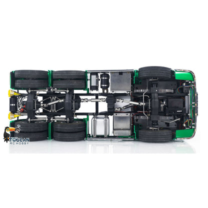 US Stock 1/14 KABOLITE RC Tractor Truck SC 770S 100 6X6 2Speed Romote Control Vehicle Axle Locks Metal Chassis Rail Openable Door RTR