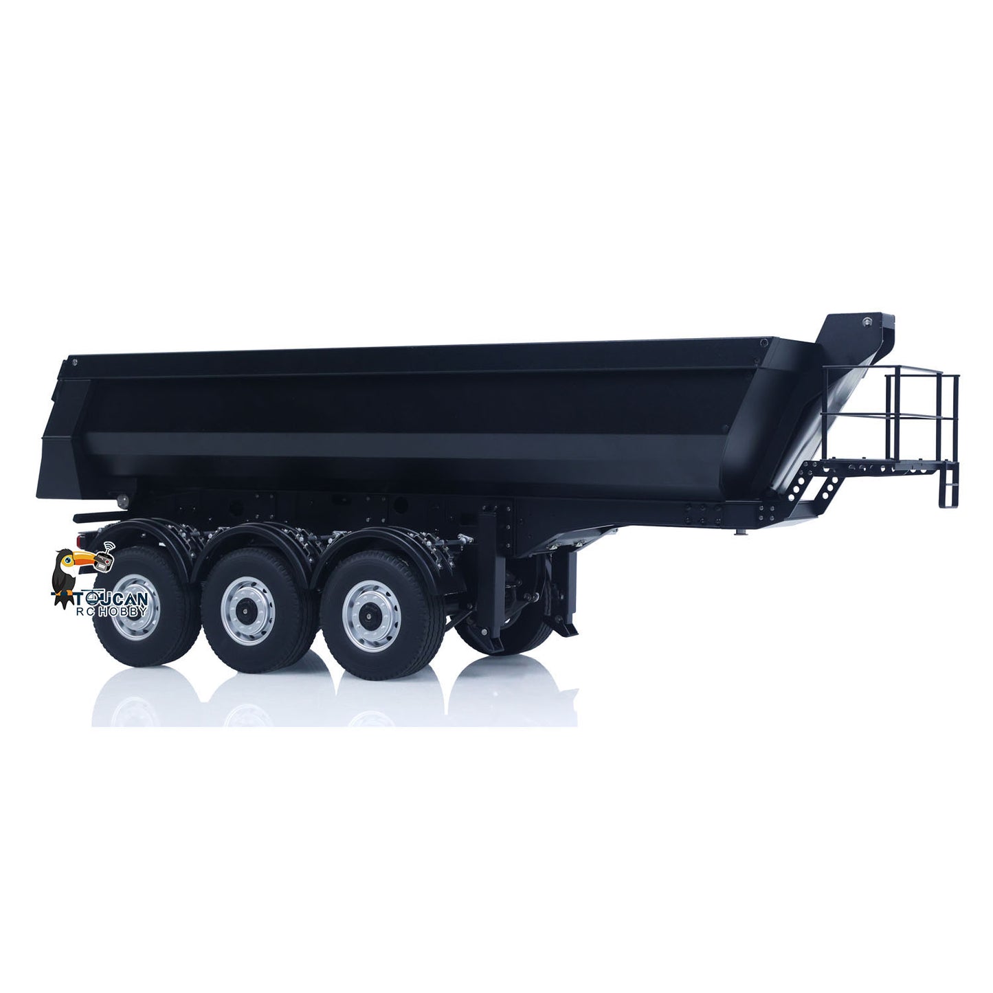 Pre-order US Stock Kabolite 1/14 Metal Remote Control 3Axles Electric Lifting Semi Trailer Dumper for RC Tractor Truck SC 770S 100 Battery Charger