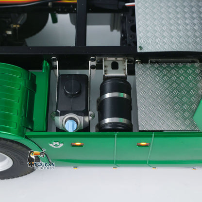 USED KABOLITE Metal 1/14 770S 100 RC Tractor Truck 6x6 Remote Control Lorry RTR Car Model 2Speed Gearbox Differential Lock Battery Radio System Light Sound teshulianjie