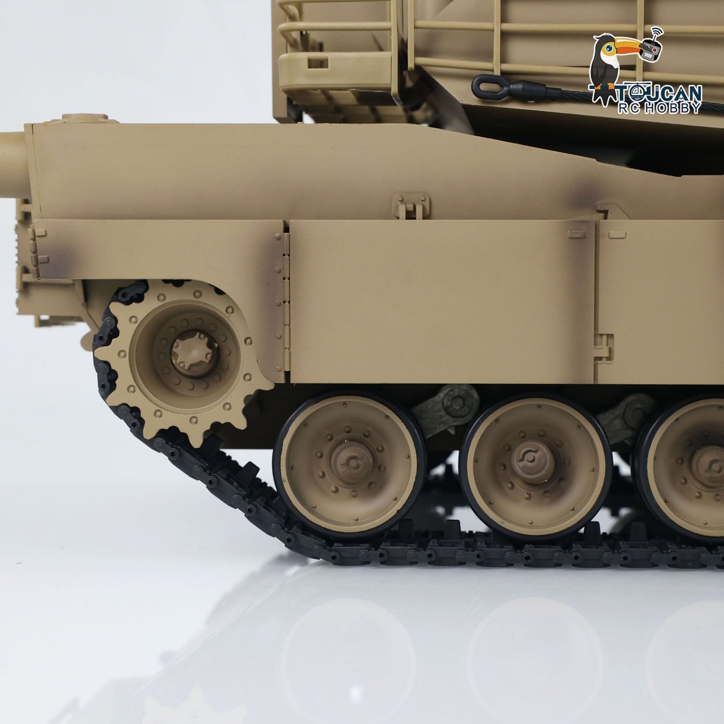 TOUCAN RC HOBBY Henglong 1/16 TK7.0 Plastic USA M1A2 Abrams 3918 German Leopard2A6 3889 RTR RC Tank BB Infrared Combat Smoke Barrel Recoil Sound Light System