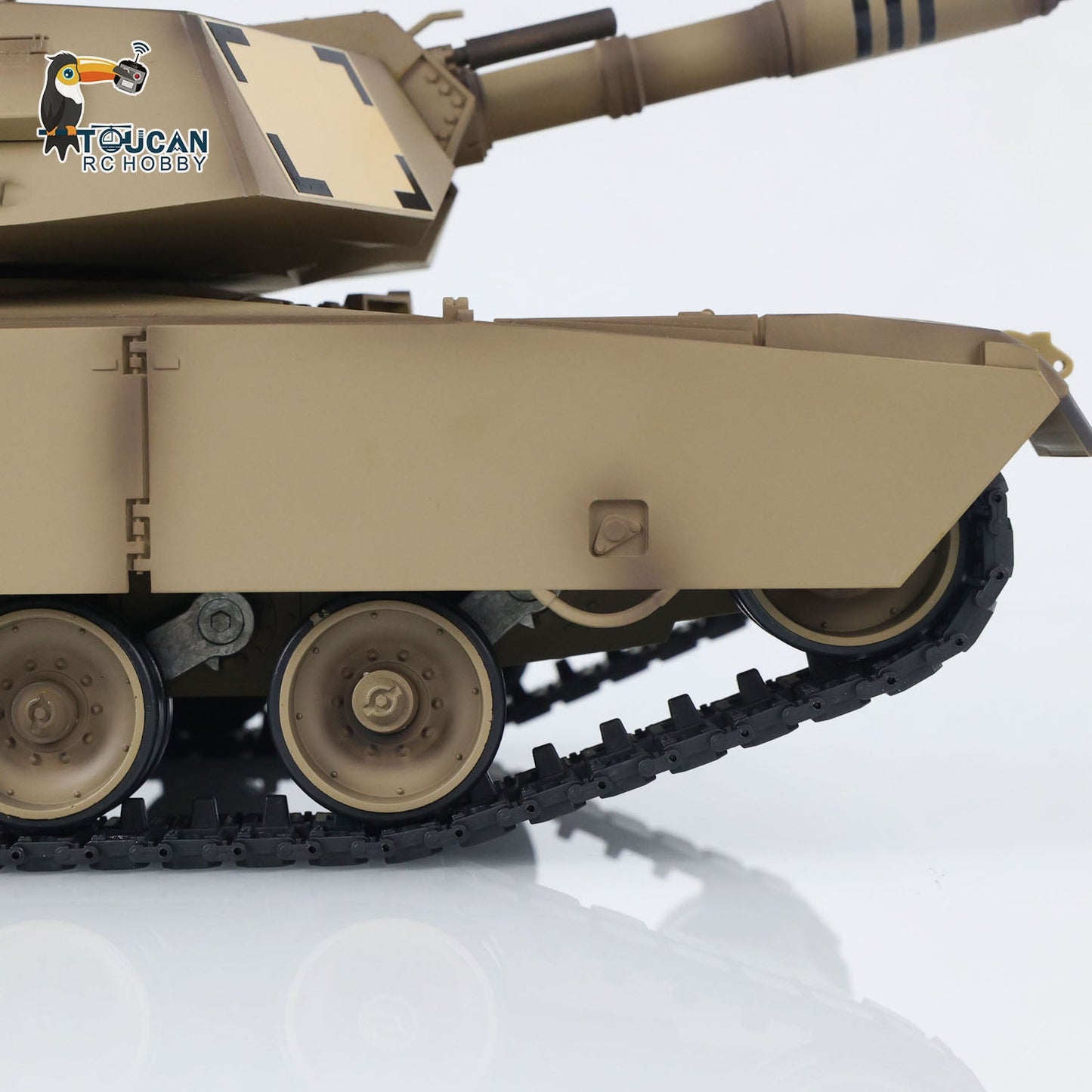 TOUCAN RC HOBBY Henglong 1/16 TK7.0 Plastic USA M1A2 Abrams 3918 German Leopard2A6 3889 RTR RC Tank BB Infrared Combat Smoke Barrel Recoil Sound Light System