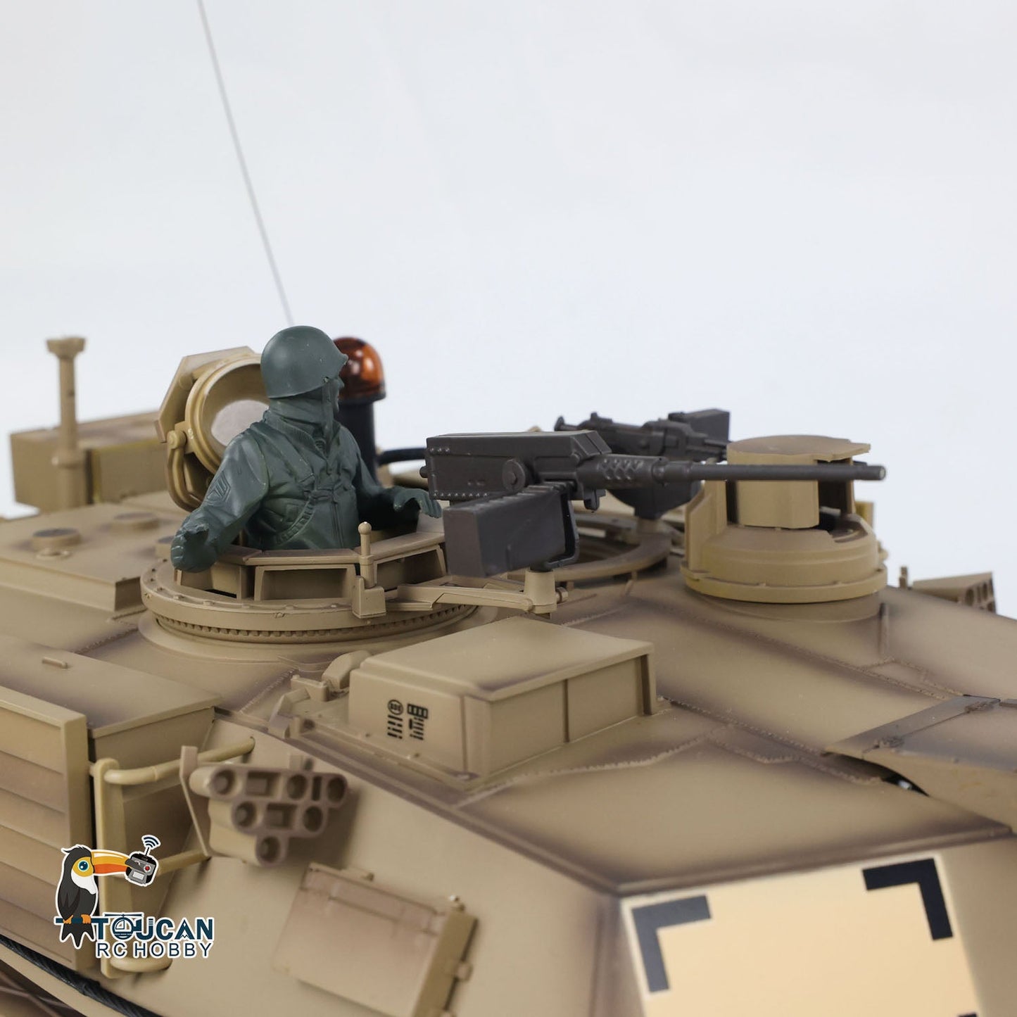 TOUCAN RC HOBBY Henglong 1/16 TK7.0 Plastic USA M1A2 Abrams 3918 German Leopard2A6 3889 RTR RC Tank BB Infrared Combat Smoke Barrel Recoil Sound Light System