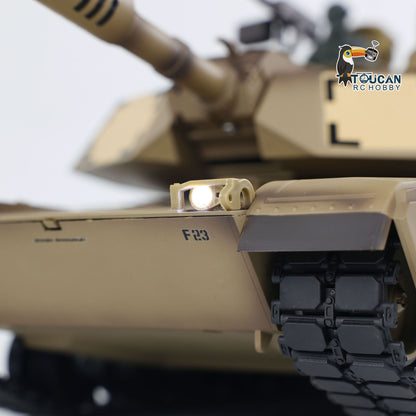 Free Shipping CN Stock Second-hand 2.4Ghz Henglong 1/16 Scale 7.0 Plastic Ver M1A2 Abrams RTR RC Tank 3918 Model