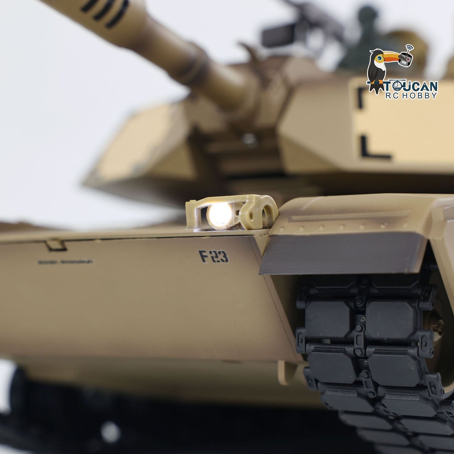 TOUCAN RC HOBBY Henglong 1/16 TK7.0 Plastic USA M1A2 Abrams 3918 German Leopard2A6 3889 RTR RC Tank BB Infrared Combat Smoke Barrel Recoil Sound Light System