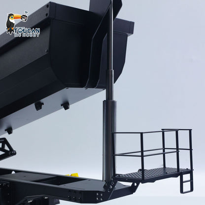 Pre-order US Stock Kabolite 1/14 Metal Remote Control 3Axles Electric Lifting Semi Trailer Dumper for RC Tractor Truck SC 770S 100 Battery Charger