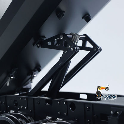 Pre-order US Stock Kabolite 1/14 Metal Remote Control 3Axles Electric Lifting Semi Trailer Dumper for RC Tractor Truck SC 770S 100 Battery Charger